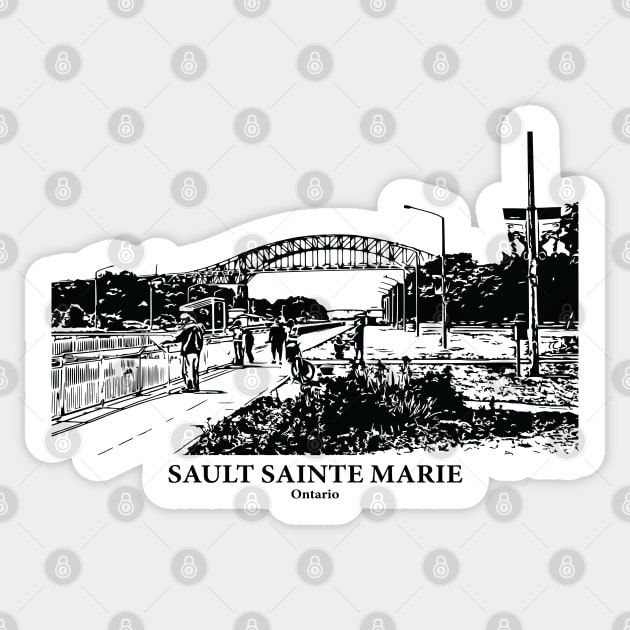 Sault Sainte Marie - Ontario Sticker by Lakeric